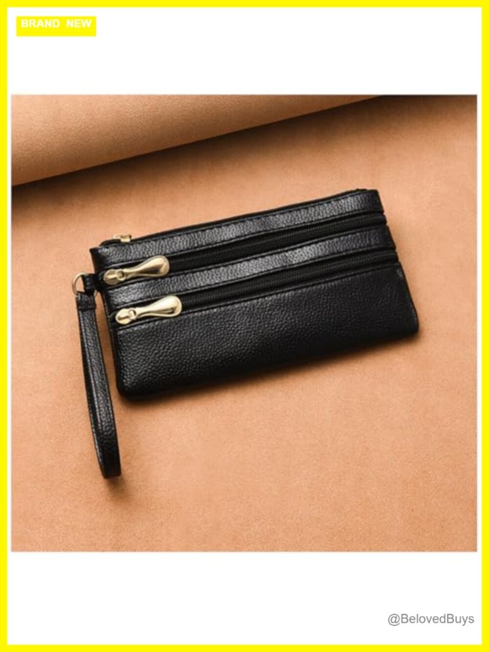 Womens Small Zipper Clutch Wallet Wristlet Purse Handbag Key Card Holder